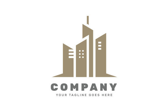 Building Logo Template: Modern Graphics for Local Logos