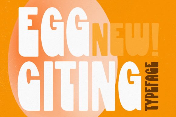 Eggciting: Fun Display Fonts for Crafts