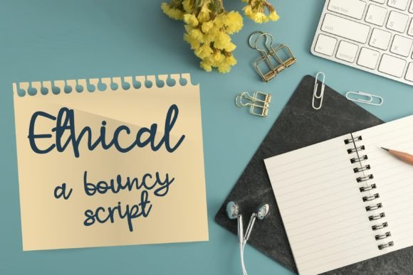 Ethical: A Quirky Script Amp Font for Modern Brands