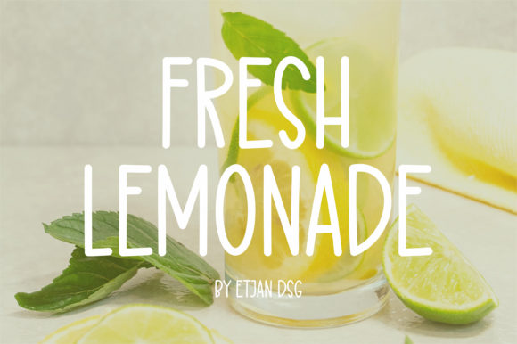 Fresh Lemonade: A Script Amp Font for Crafters