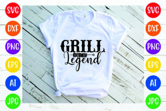 Grill Legend SVG: Graphics for Print Templates