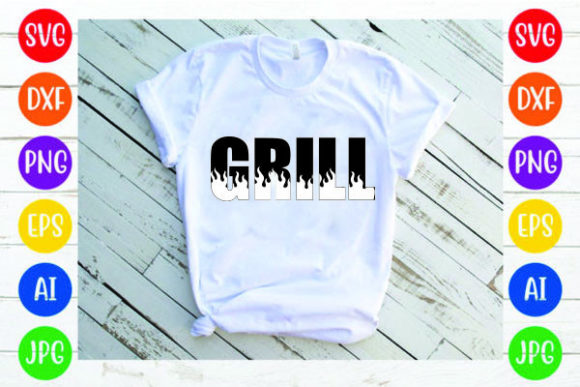 Grill Svg Design: Graphics for Print Templates