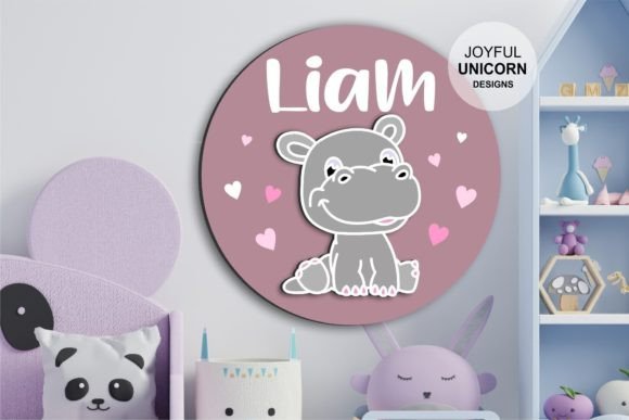 Hippo Nursery Sign: Laser Cutting & Signs Review