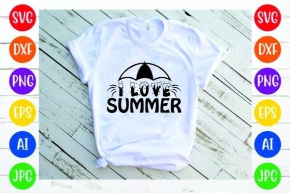 I LOVE SUMMER: Graphics & Print Templates Review