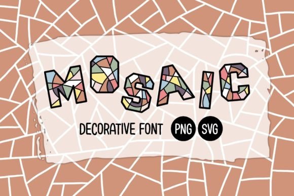 Mosaic SVG Font: Graphics & Illustrations Review