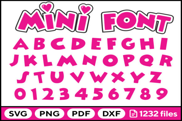 Mouse Font SVG: Playful Graphics for Crafts & Blogs