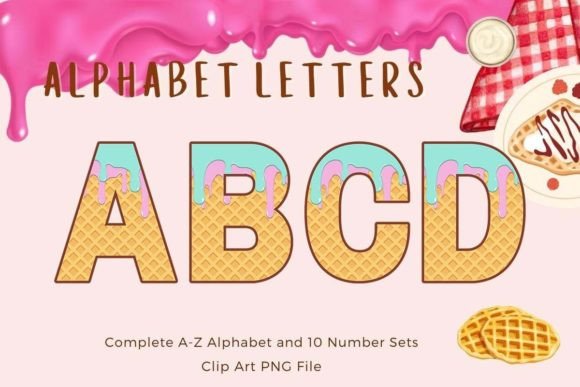 Review: Ice Cream Drip Alphabet Sublimation Font for Embroidery