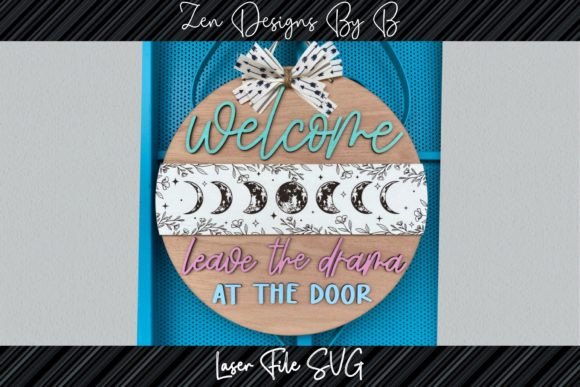 Reviewing Welcome Door Round Laser SVG for Embroidery