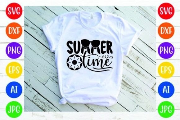 Summer Time Design: Fresh Graphics for Print Templates