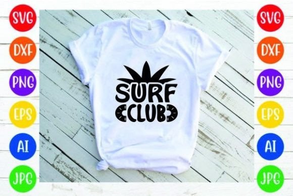 Surf Club Design: Graphics & Print Templates