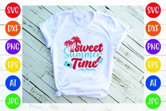 Sweet Summer Time Design: Graphics & Print Templates