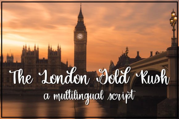 The London Gold Rush: Script Amp Fonts for Branding
