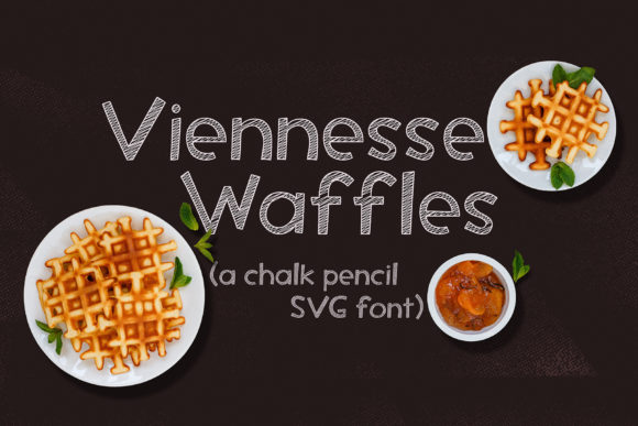 Viennese Waffles: A Playful Sans Serif Font for Crafters